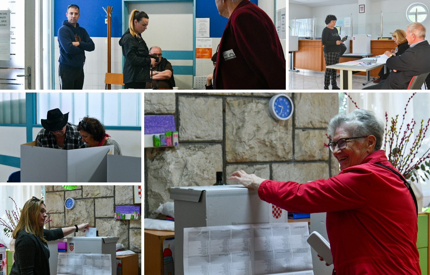 Ovako izgledaju biračka mjesta na području Dubrovnika (FOTOGALERIJA)
